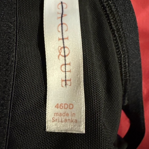 Cacique Boost Plunge Bra 46 DD - Picture 8 of 9